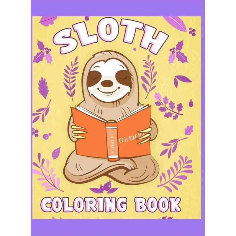 Sloth Coloring Book