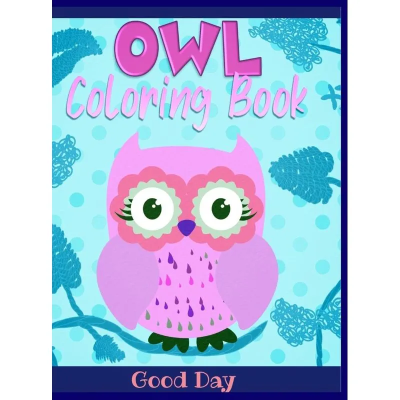 Owl coloring book