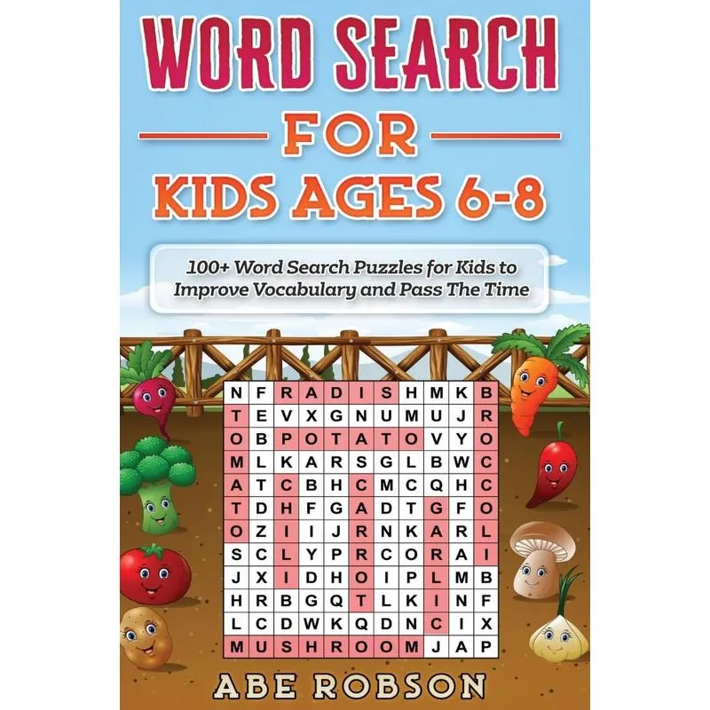 Word Search for Kids Ages 6-8