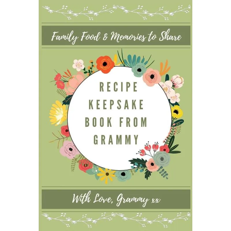 Recipe keepsake Book From Grammy