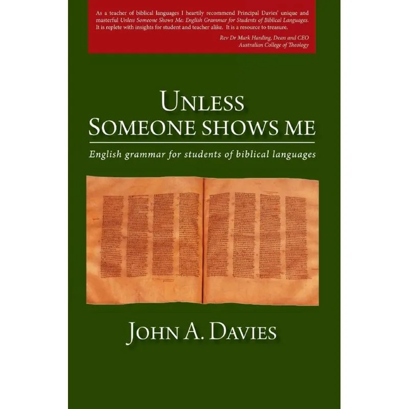 Unless someone shows me