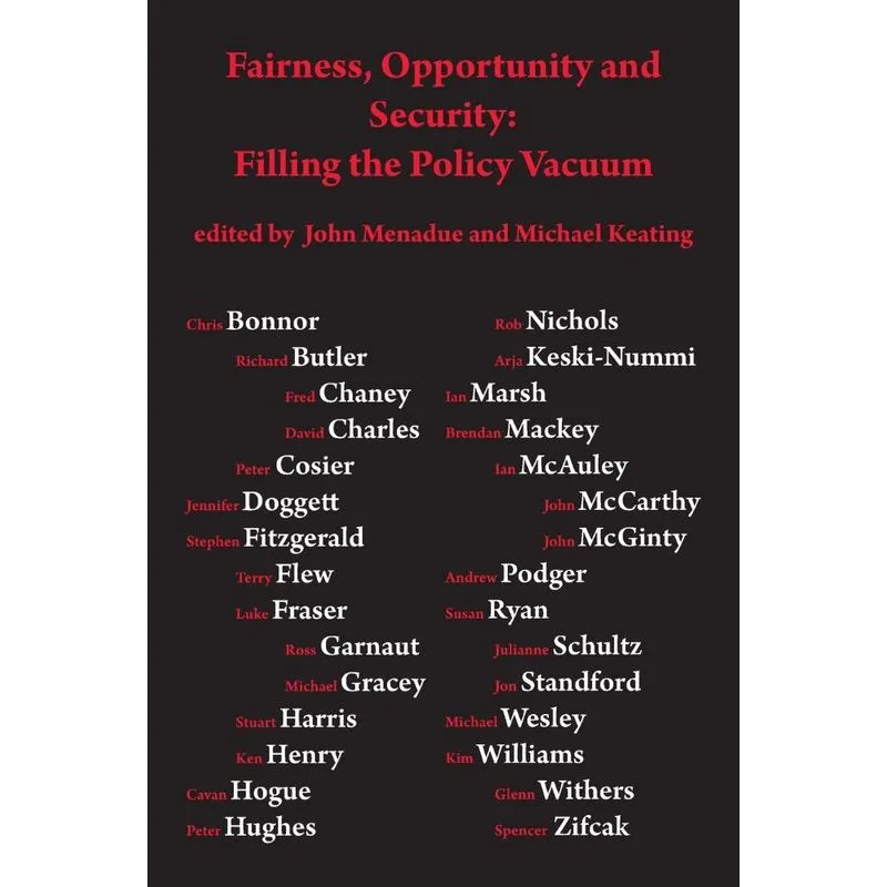 Fairness, opportunity and security