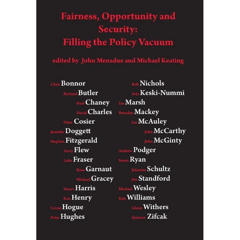 Fairness, opportunity and security