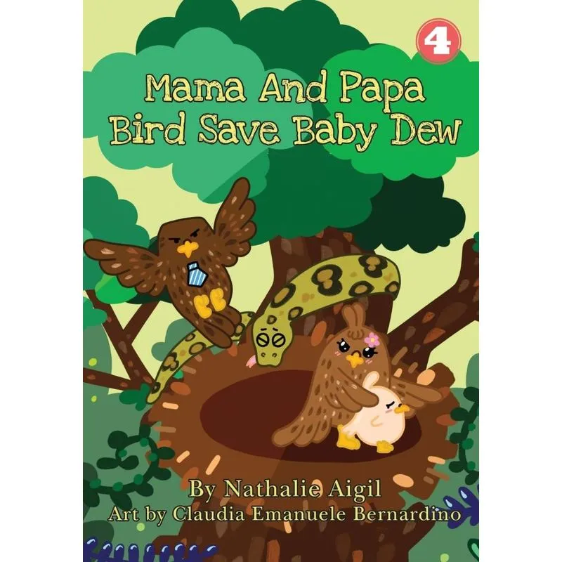 Mama and Papa Bird Save Baby Dew
