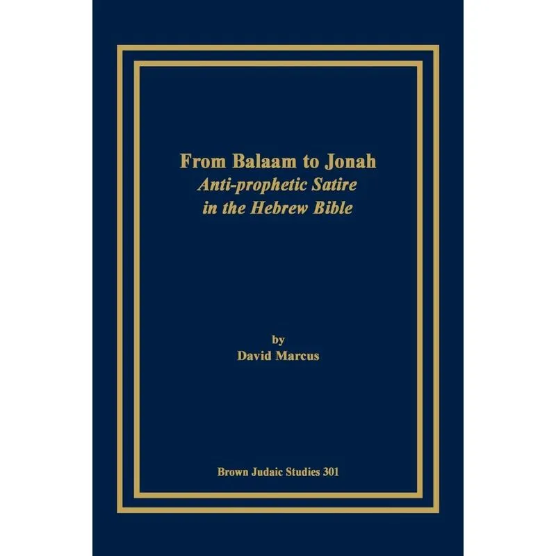 From Balaam to Jonah