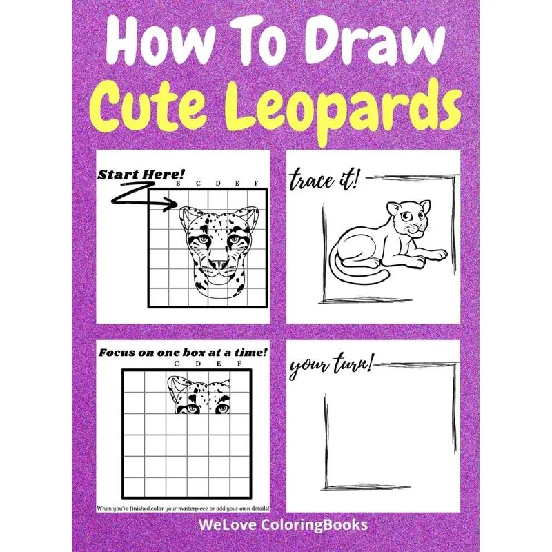 How To Draw Cute Leopards