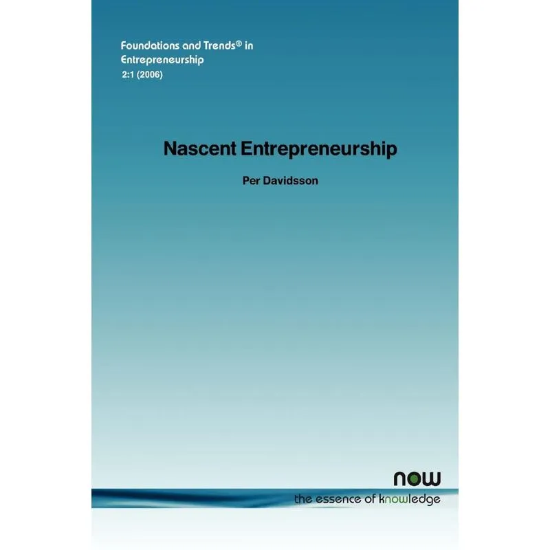 Nascent Entrepreneurship