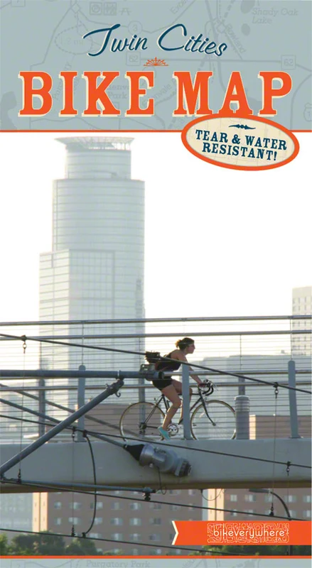 Bikeverywhere Maps Twin Cities Bike Map 11th Edition 2015