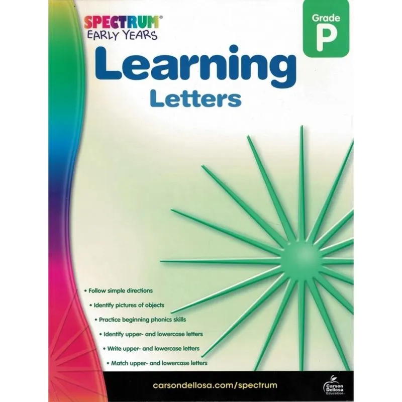 Spectrum Learning Letters - Grade Pk