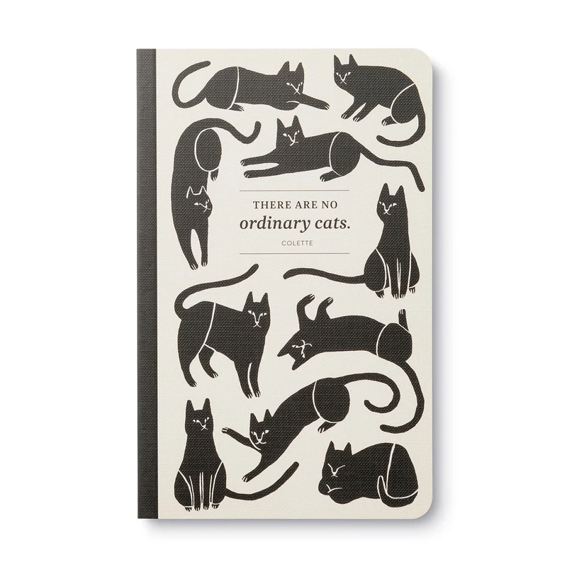Write Now Journal: "There are no ordinary cats." -Colette