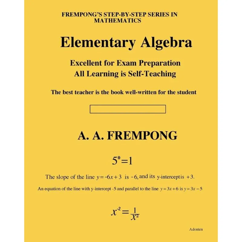 Elementary Algebra