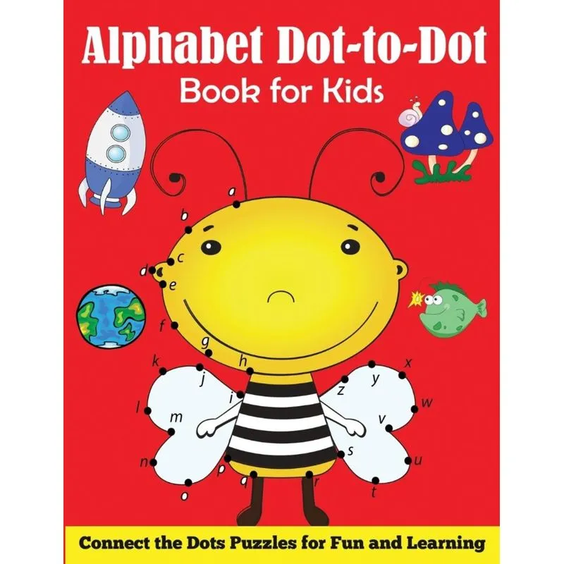 Alphabet Dot-to-Dot Book for Kids