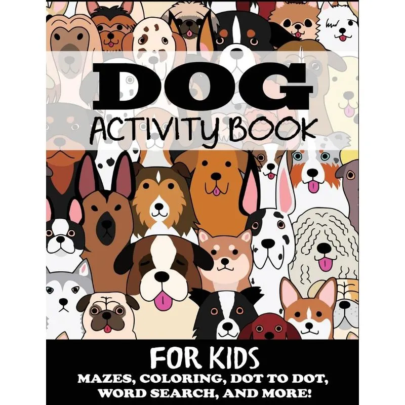 Dog Activity Book for Kids