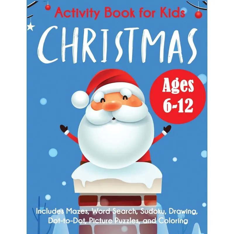 Christmas Activity Book for Kids
