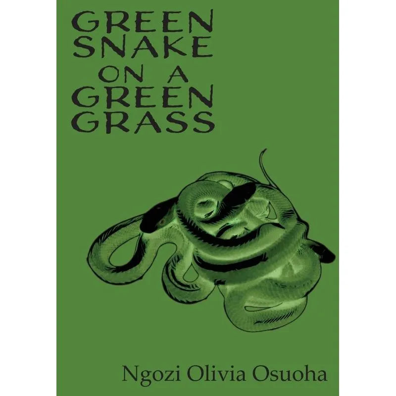 Green Snake on a Green Grass