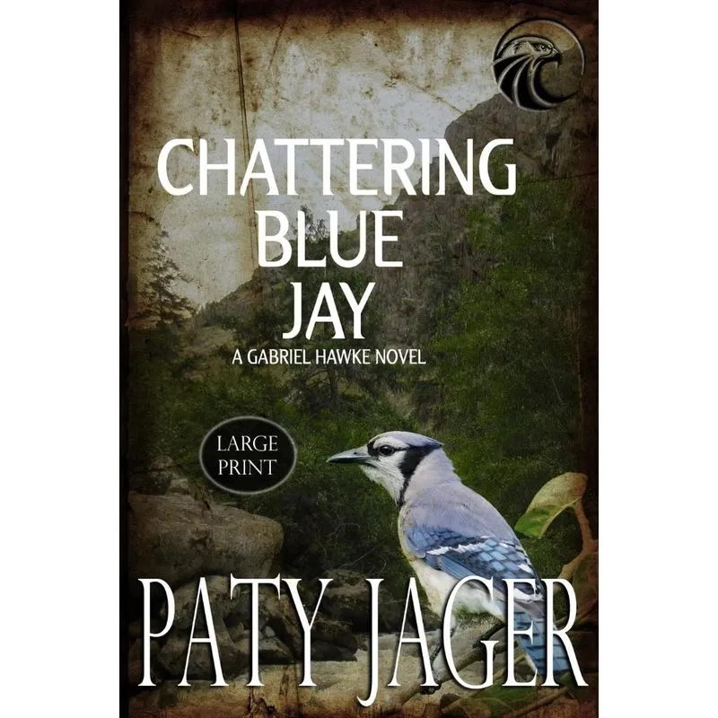 Chattering Blue Jay Large Print