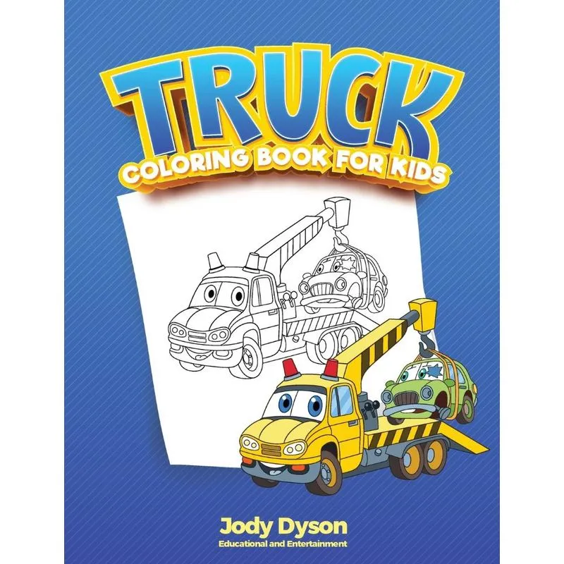 Truck Coloring Book for Kids