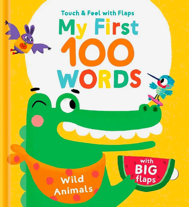 My First 100 Words Touch & Feel With Flaps - Wild Animals
