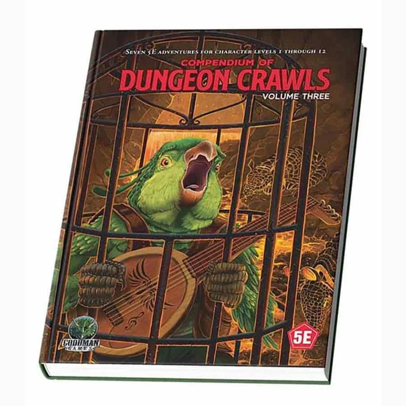 D&D 5e - Fifth Edition Fantasy - Compendium of Dungeon Crawls Vol 3: Through Caves and Forests