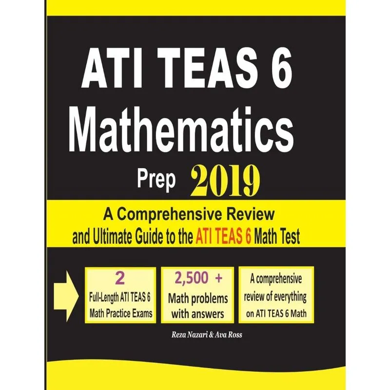 Ati Teas 6 Mathematics Prep 2019