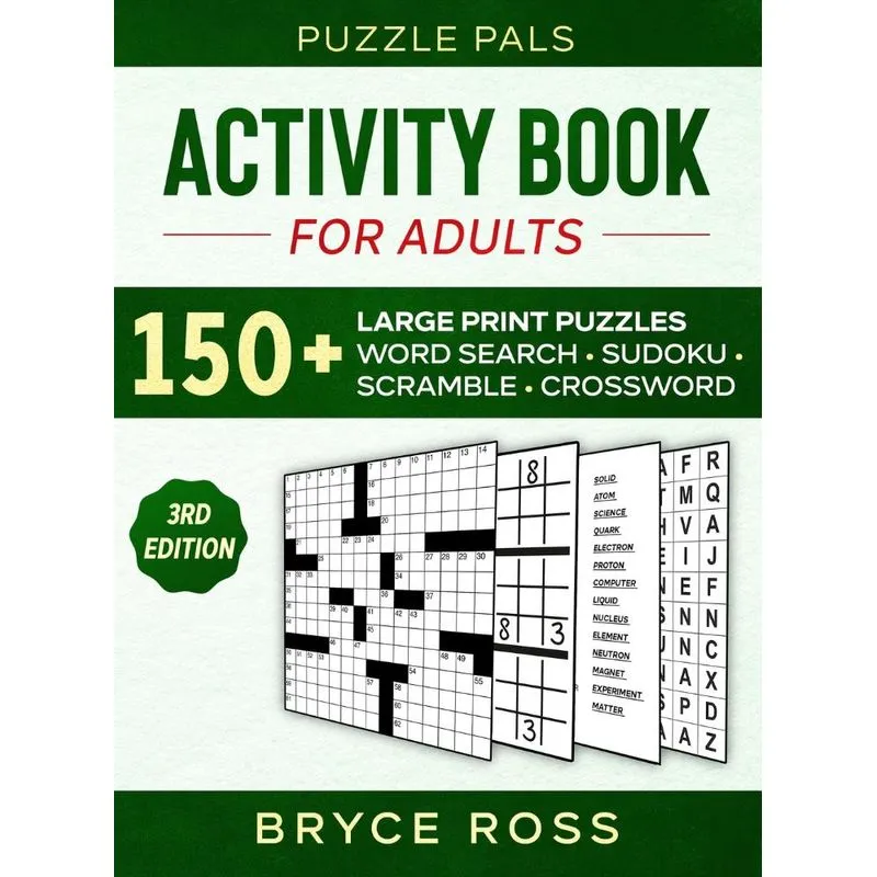 ACTIVITY BOOK FOR ADULTS