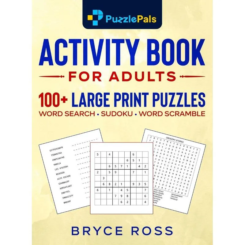 ACTIVITY BOOK FOR ADULTS