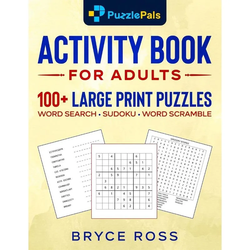 ACTIVITY BOOK FOR ADULTS
