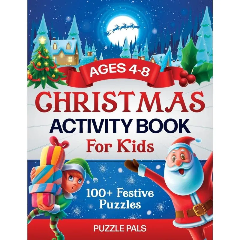 Christmas Activity Book For Kids
