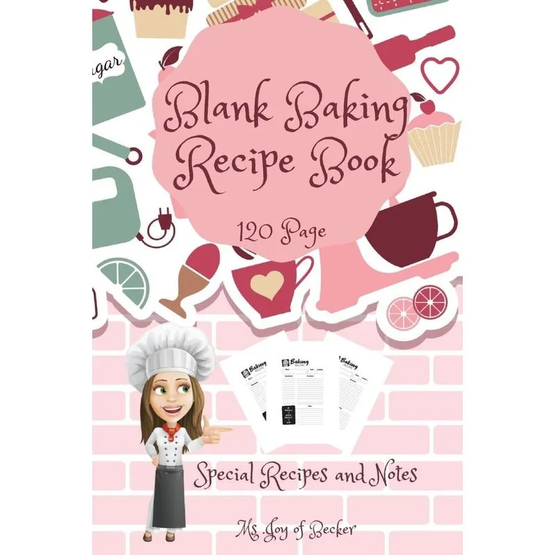 Blank Baking Recipe Book