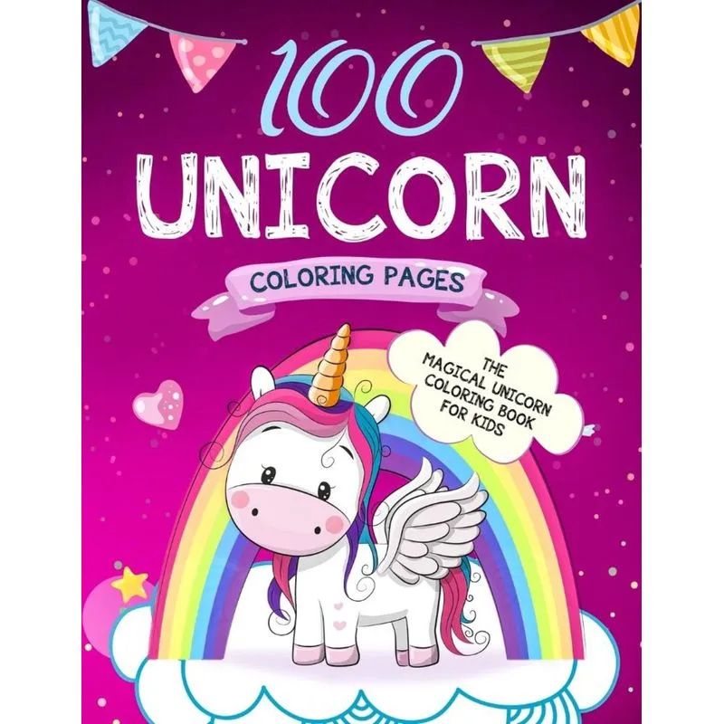 100 Unicorn Coloring Pages
