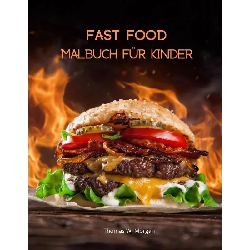 Fast Food Malbuch für Kinder