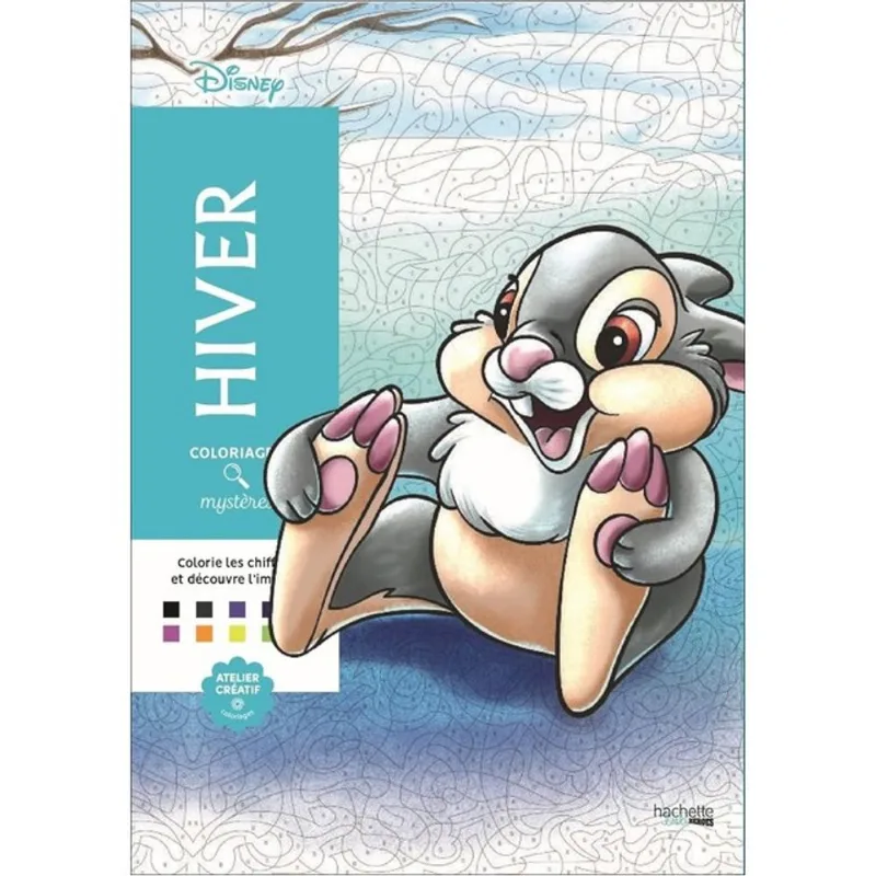 HIVER - COLORIAGES MYSTÈRES DISNEY
