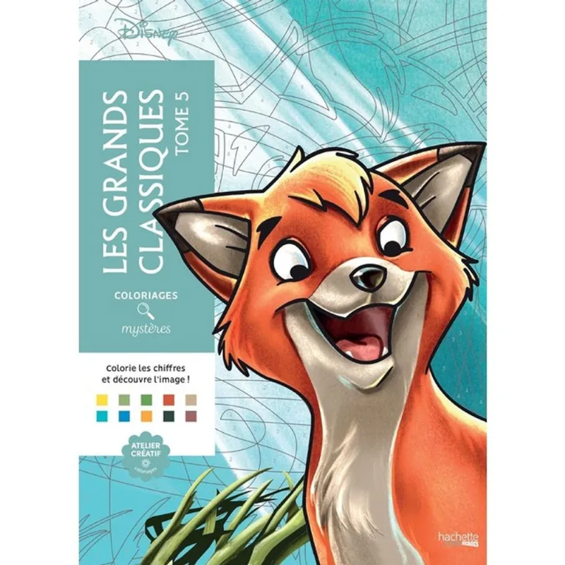 LES GRANDS CLASSIQUES - COLORIAGES MYSTÈRES DISNEY - VOL. 5