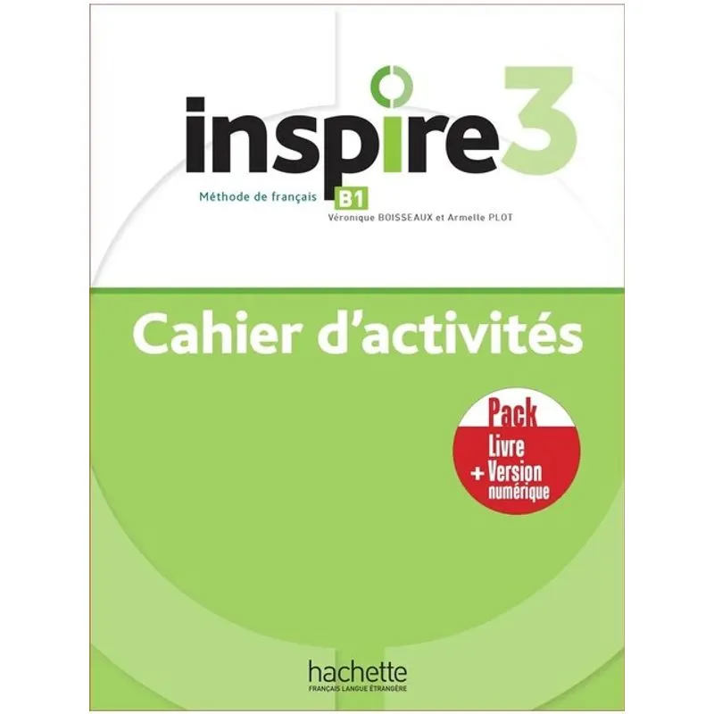 INSPIRE 3 - PACK CAHIER D'ACTIVITÉS + VERSION NUMÉRIQUE (B1)
