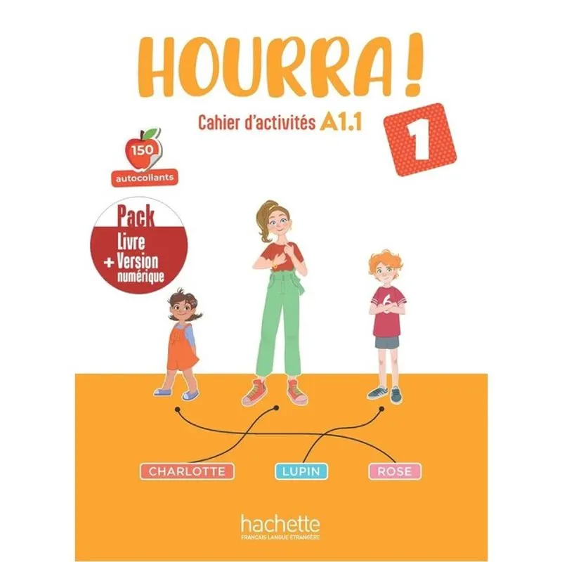 HOURRA ! 1 - PACK CAHIER D'ACTIVITÉS + VERSION NUMÉRIQUE (A1.1)