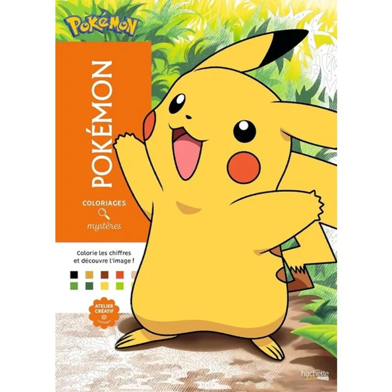 POKÉMON - COLORIAGES MYSTÈRES - COLORIE LES CHIFFRES ET DÉCOUVRE L'IMAGE