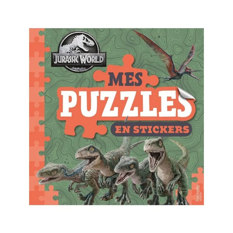 JURASSIC WORLD - MES PUZZLES EM STICKERS