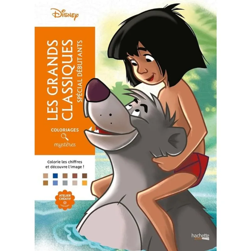 GRANDS CLASSIQUES SPÉCIAL DÉBUTANTS - COLORIAGES MYSTÈRES DISNEY