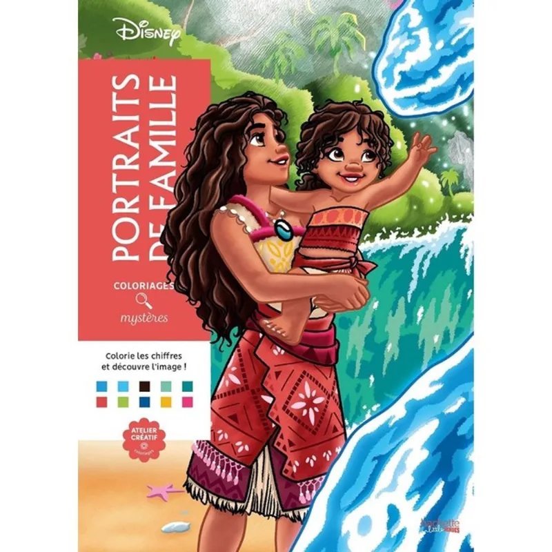 PORTRAITS DE FAMILLE - COLORIAGES MYSTÈRES DISNEY