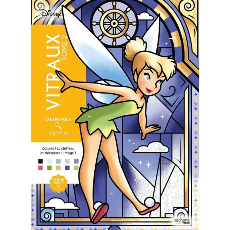 VITRAUX - COLORIAGES MYSTÈRES DISNEY - VOL. 2