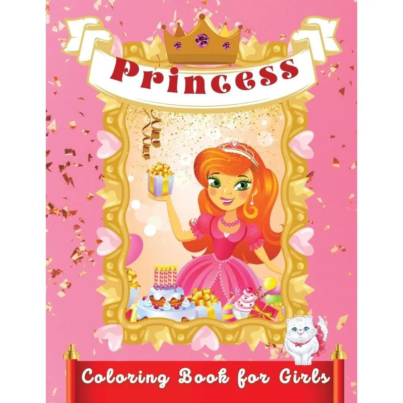 Princess Coloring Book for Girls