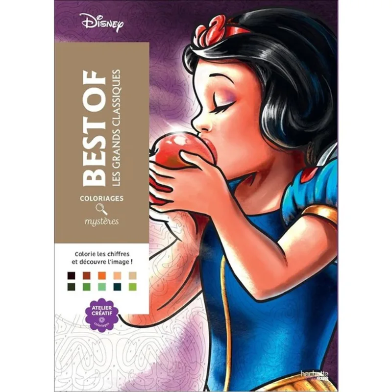 BEST OF LES GRANDS CLASSIQUES - COLORIAGES MYSTÈRES DISNEY