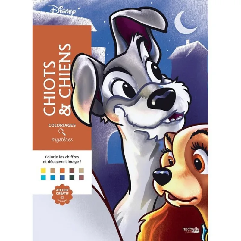 CHIOTS ET CHIENS - COLORIAGES MYSTÈRES DISNEY