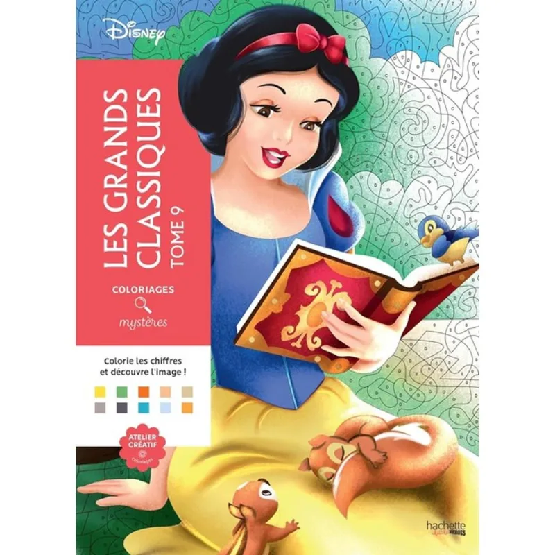 GRANDS CLASSIQUES - COLORIAGES MYSTÈRES DISNEY - VOL. 9