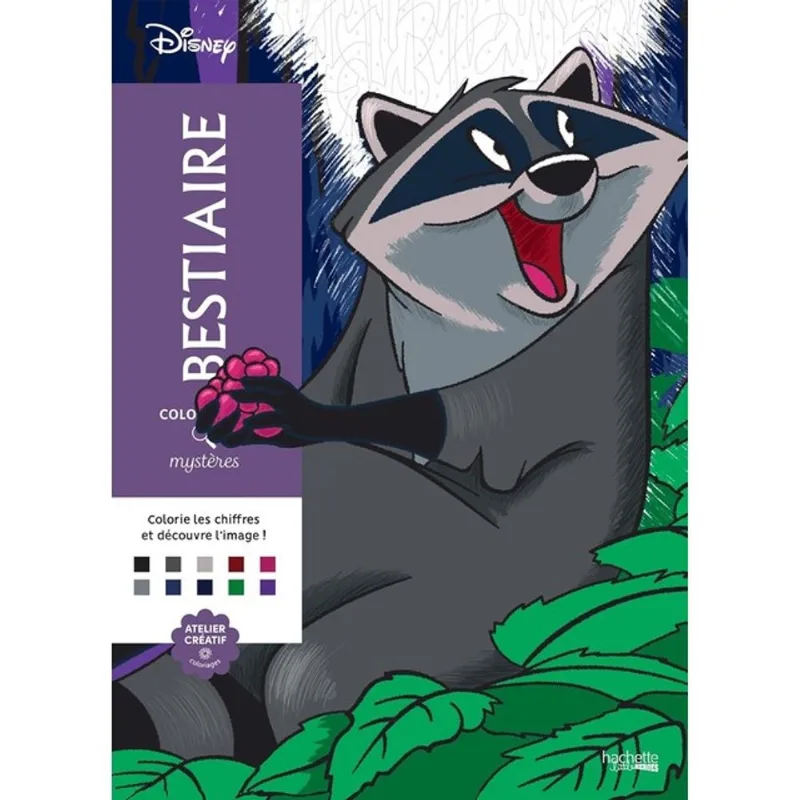 BESTIAIRE - COLORIAGES MYSTÈRES DISNEY