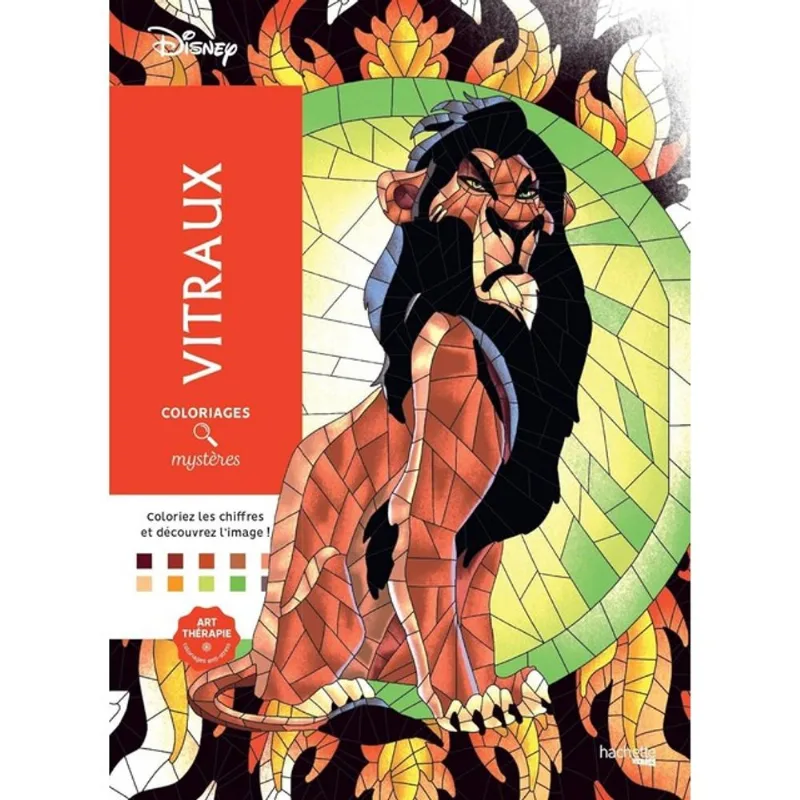 VITRAUX - COLORIAGES MYSTÈRES DISNEY