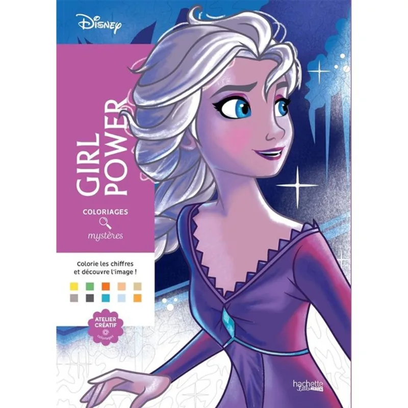 GIRL POWER - COLORIAGES MYSTÈRES DISNEY