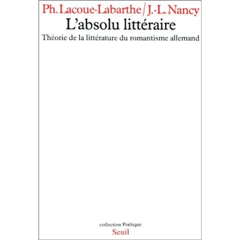 l' Absolu Litteraire