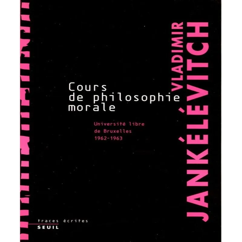Cours De Philosophie Morale