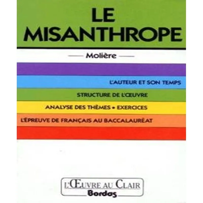 Le Misanthrope - Molière